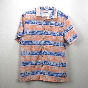 Columbia PFG Short Sleeve Men's‎ Shirt Size Medium Multicolored Gently Used